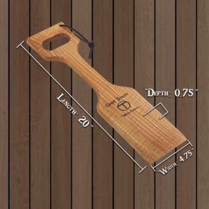 2-C Wooden Grill Scrape