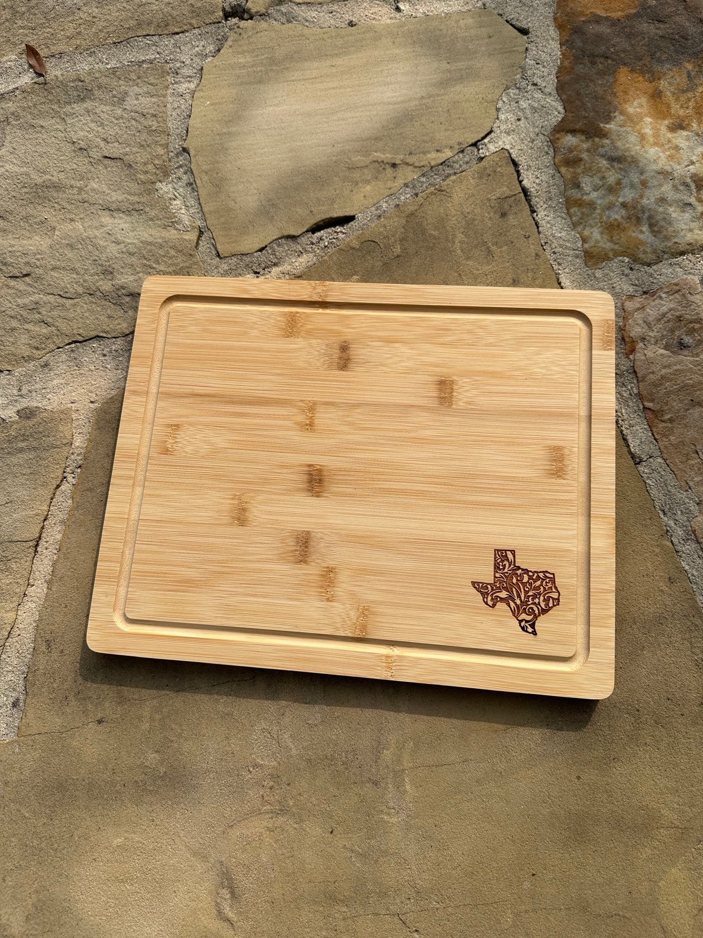 Bamboo Texas Cutting Board